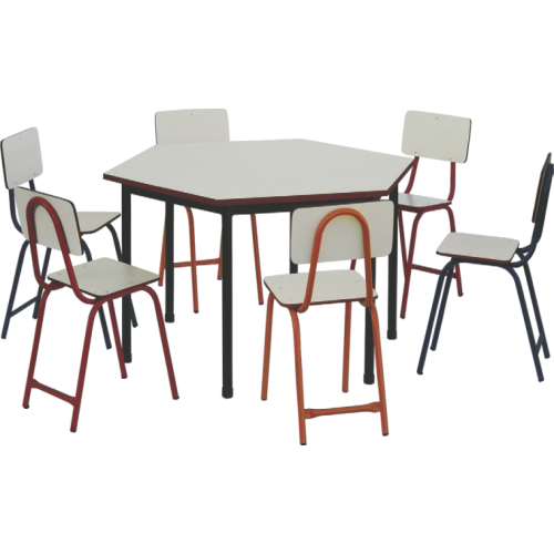 1046 CONJUNTO DE MESA SEXTAVADA PRE