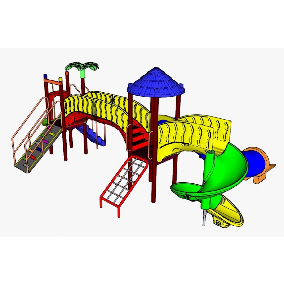 Parque infantil curvo Plastimyr