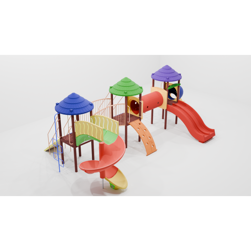 PLAYGROUND MULTICOR TIPO III