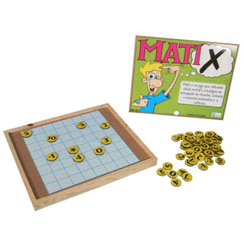 Matix MDF c/ 64 peças 