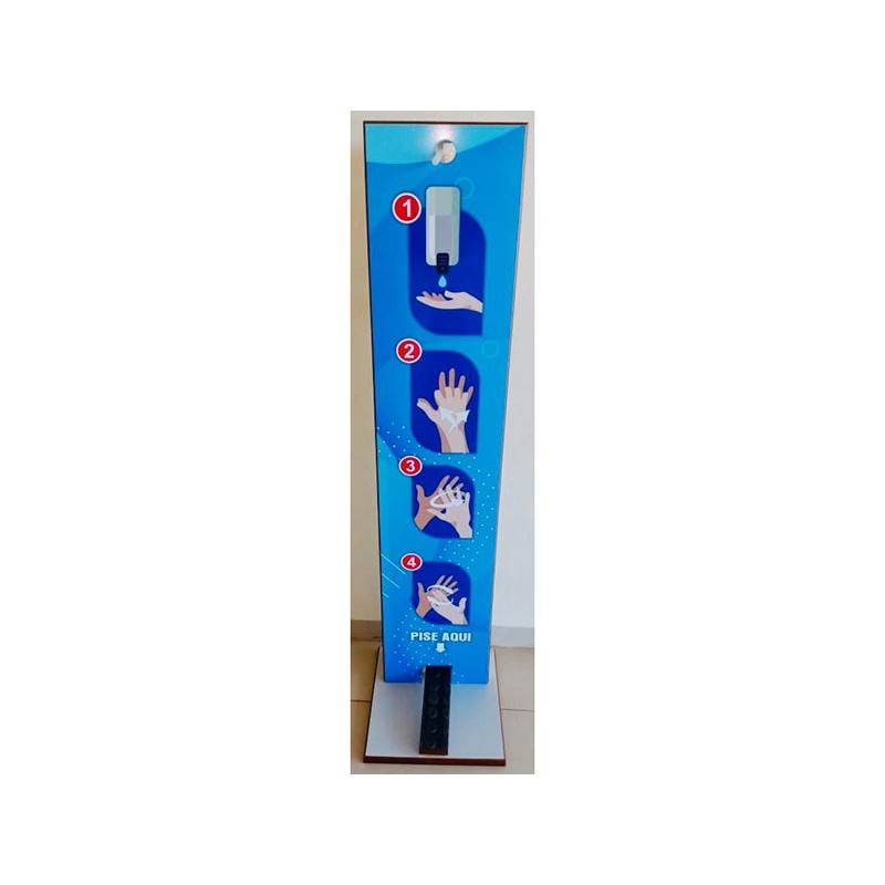 TOTEM para assepsia da mãos (MDF)