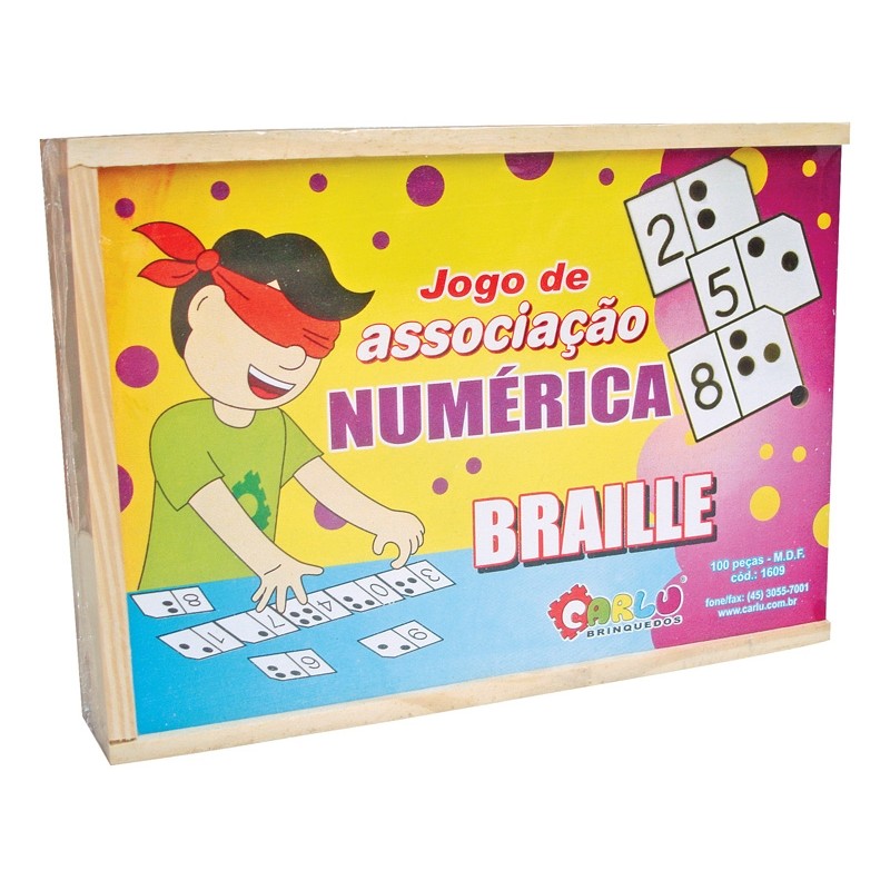 Jogo de Associação Numérica Braille 