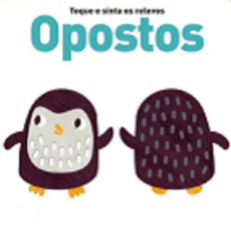 Livro Infantil Opostos ? Toque e sinta os relevos