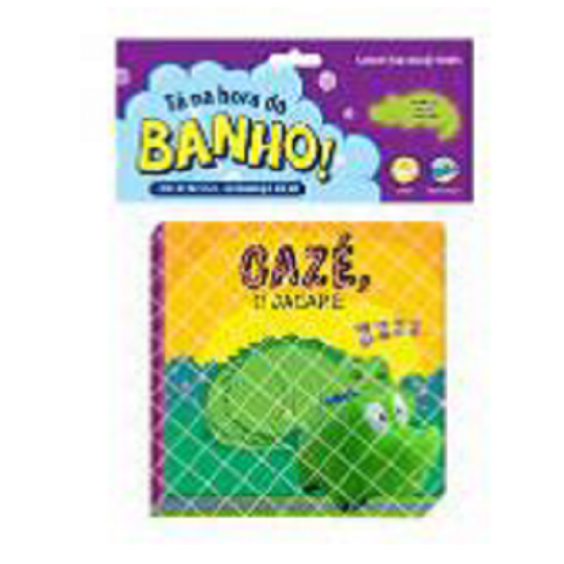 Livro infantil ? Tá na hora do banho ! Cazé, o jacaré